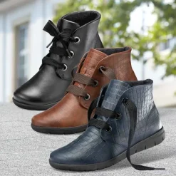 Femme idéalsko Spécial Orthèses|Chaussures À Lacets<Boots de confort Helvesko : modèle Angelina