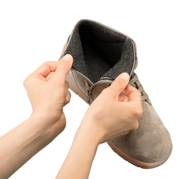 Femme idéalsko Spécial Orthèses|Chaussures À Lacets<Boots de confort Helvesko : modèle Happy