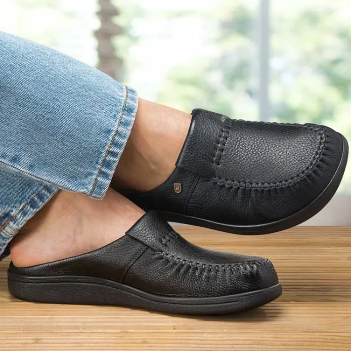 Homme idéalsko Sandales / Mules|Chaussons<Chaussures de confort dansko : modèle Alex Elk, noir
