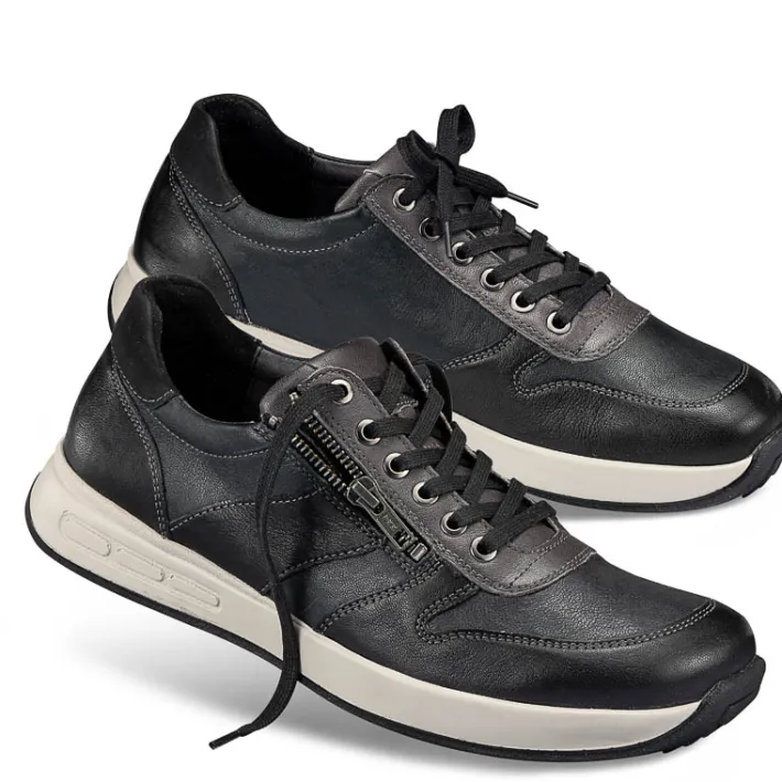 Homme idéalsko Spécial Orthèses|Chaussures À Lacets<Chaussures de confort Helvesko : modèle Alan, noir