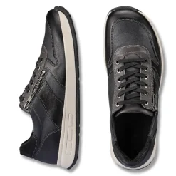Homme idéalsko Spécial Orthèses|Chaussures À Lacets<Chaussures de confort Helvesko : modèle Alan, noir