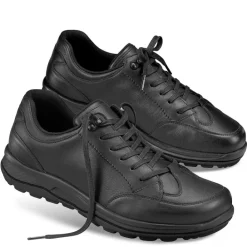 Homme idéalsko Spécial Orthèses|Chaussures À Lacets<Chaussures de confort Helvesko : modèle Aktive, noir