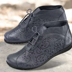 Femme idéalsko Spécial Orthèses|Chaussures À Lacets<Chaussures de confort Helvesko : modèle Mabella, bleu