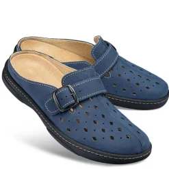 Femme idéalsko Sandales / Mules|Sandales / Mules<Chaussures de confort Helvesko : modèle Doc, bleu