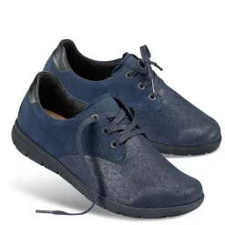 Femme idéalsko Spécial Orthèses|Chaussures À Lacets<Chaussures de confort Helvesko : modèle Dora, bleu foncé