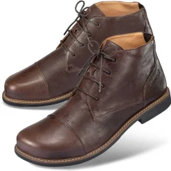 Homme idéalsko Spécial Orthèses|Chaussures À Lacets<Chaussures de confort Helvesko : modèle Elvin, marron foncé