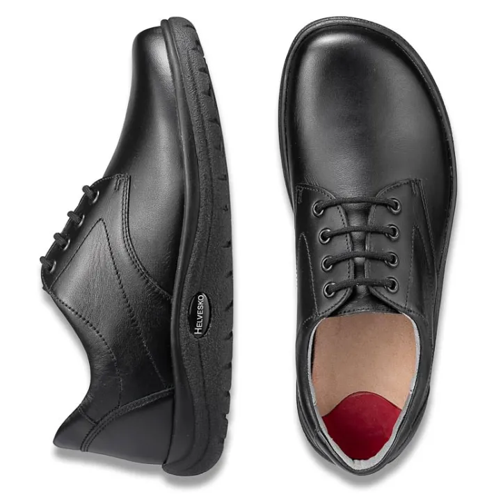 Homme idéalsko Spécial Orthèses|Chaussures À Lacets<Chaussures de confort Helvesko : modèle York, noir
