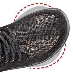 Femme idéalsko Spécial Orthèses|Chaussures À Lacets<Chaussures de confort Helvesko : modèle Paulette, noir