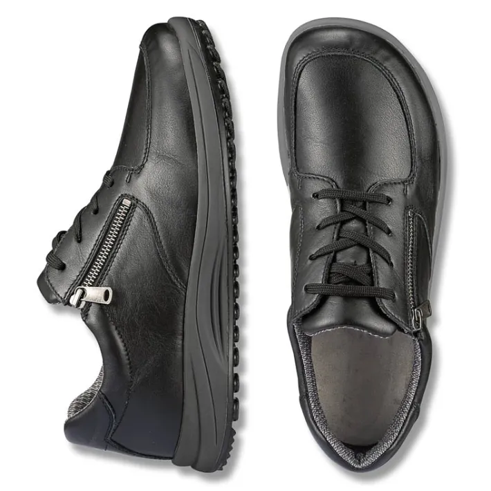 Homme idéalsko Spécial Orthèses|Chaussures À Lacets<Chaussures de confort Helvesko : modèle Flexo, noir