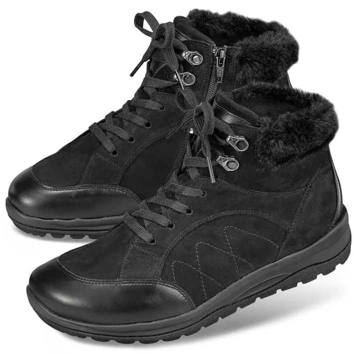 Femme idéalsko Chaussures D'hiver|Bottes / Bottines<Chaussures de confort Helvesko : modèle Swing, noir