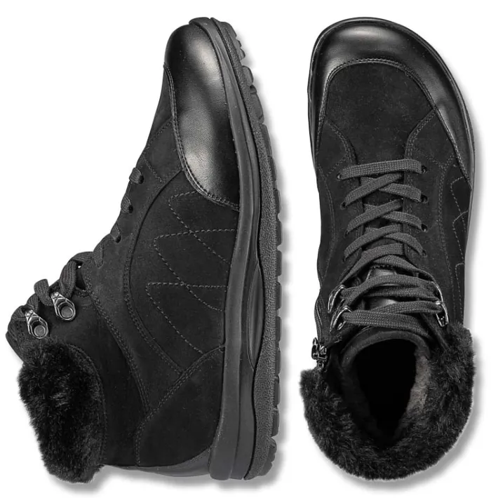 Femme idéalsko Chaussures D'hiver|Bottes / Bottines<Chaussures de confort Helvesko : modèle Swing, noir