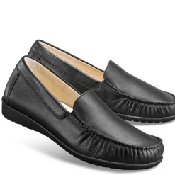Femme idéalsko Trotteurs / Slippers|Spécial Orthèses<Chaussures de confort Helvesko : modèle Amina, noir