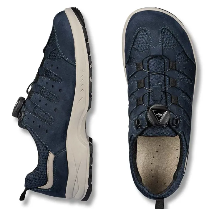 Femme idéalsko Spécial Orthèses|Chaussures À Lacets<Chaussures de confort Helvesko : modèle Division, bleu foncé