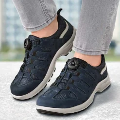 Femme idéalsko Spécial Orthèses|Chaussures À Lacets<Chaussures de confort Helvesko : modèle Division, bleu foncé