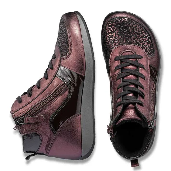 Femme idéalsko Petites Pointures|Grandes Pointures<Chaussures de confort Helvesko : modèle Yuma, bordeaux