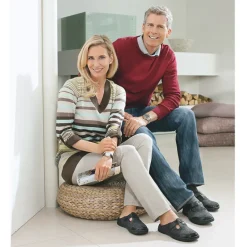Femme idéalsko Spécial Orthèses|Chaussures À Scratches<Chaussures de confort Helvesko : modèle Roland, gris