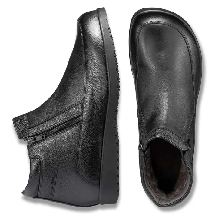 Homme idéalsko Chaussures D'hiver|Bottes / Bottines<Chaussures de confort Helvesko : modèle Edward, noir