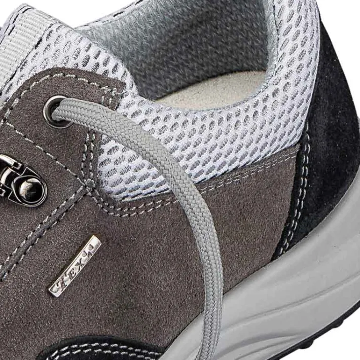 Femme idéalsko Spécial Orthèses|Chaussures À Lacets<Chaussures de confort Helvesko : modèle Ennis III Tex, gris/noir