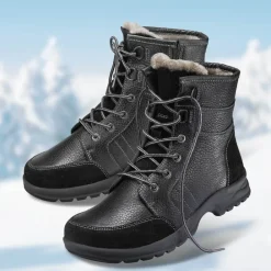 Femme idéalsko Spécial Orthèses|Chaussures À Lacets<Chaussures de confort Helvesko : modèle Engadin II, noir