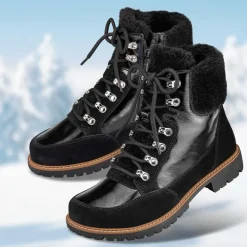 Femme idéalsko Spécial Orthèses|Chaussures À Lacets<Chaussures de confort Helvesko : modèle Cortina, noir