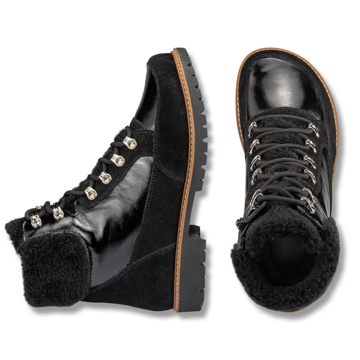 Femme idéalsko Spécial Orthèses|Chaussures À Lacets<Chaussures de confort Helvesko : modèle Cortina, noir