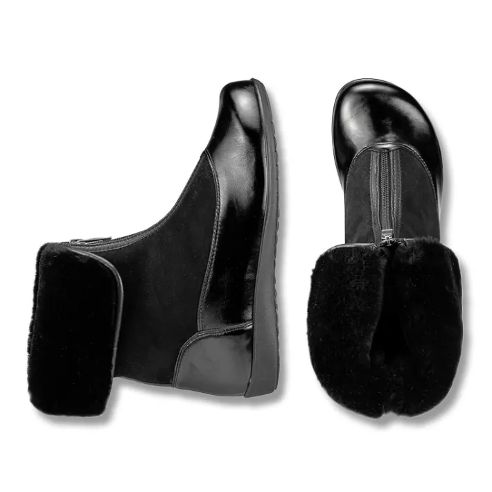 Femme idéalsko Spécial Orthèses|Bottes / Bottines<Chaussures de confort Helvesko : modèle Ula, noir