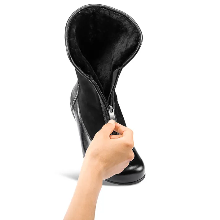 Femme idéalsko Spécial Orthèses|Bottes / Bottines<Chaussures de confort Helvesko : modèle Ula, noir
