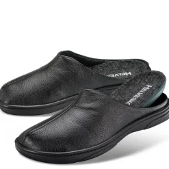 Homme idéalsko Spécial Orthèses|Sandales / Mules<Chaussures de confort Helvesko : modèle Salon, noir