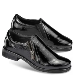 Femme idéalsko Spécial Orthèses|Trotteurs / Slippers<Chaussures de confort Helvesko : modèle Gela, noir