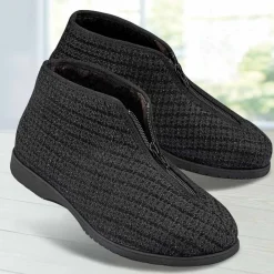 Femme idéalsko Spécial Orthèses|Bottes / Bottines<Chaussures de confort Helvesko : modèle Home, noir