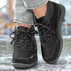 Homme idéalsko Spécial Orthèses|Chaussures À Lacets<Chaussures de confort Helvesko : modèle Toso Tex, noir