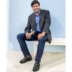 Homme idéalsko Spécial Orthèses|Chaussures À Scratches<Chaussures de confort Helvesko : modèle Wien, noir