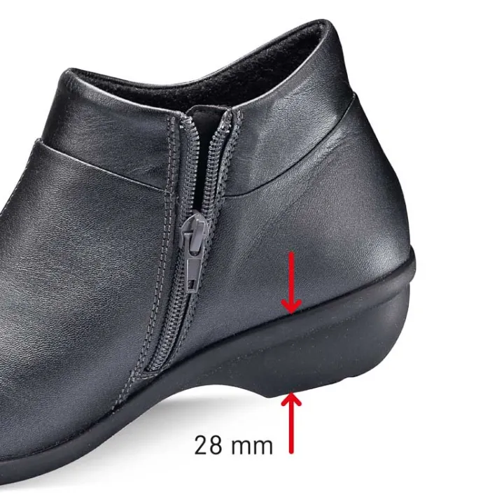Femme idéalsko Spécial Orthèses|Bottes / Bottines<Chaussures de confort LadySko : modèle Micha, gris
