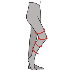 idéalsko Bas Et Chaussettes<Collants de contention, 70 den perle