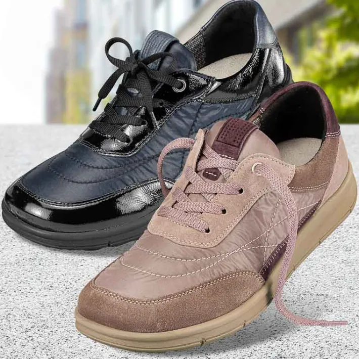 Femme idéalsko Spécial Orthèses|Chaussures À Lacets<Tennis de confort Helvesko : modèle Osuna