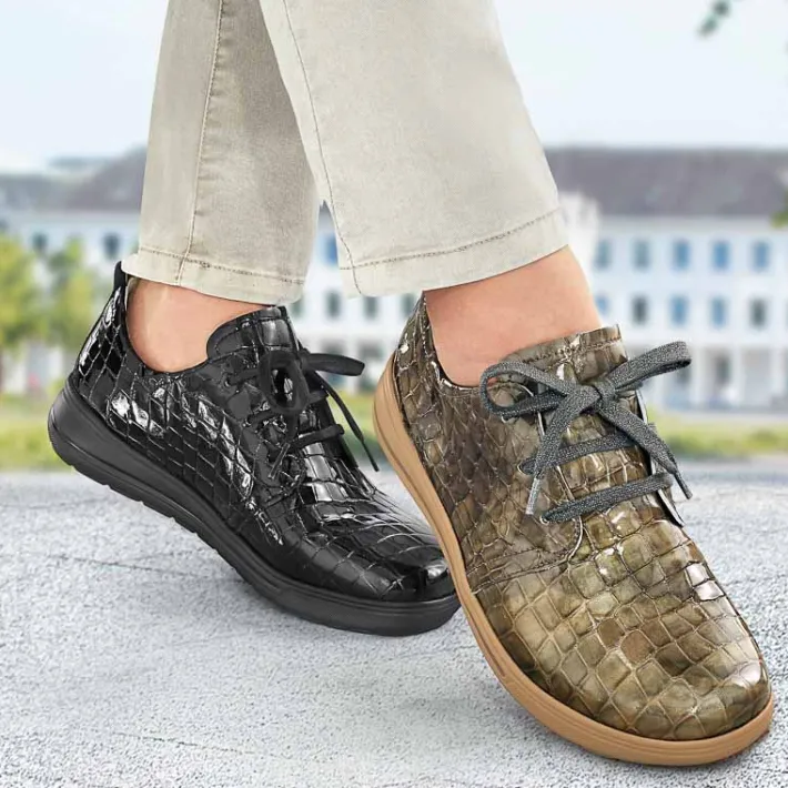 Femme idéalsko Spécial Orthèses|Chaussures À Lacets<Tennis de confort Helvesko : modèle Nicole